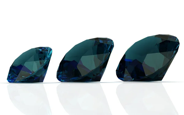 Alexandrite (gambar 3D beresolusi tinggi ) — Stok Foto