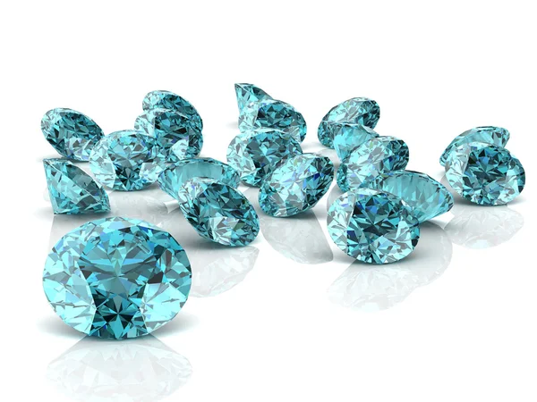 Aquamarine (high resolution 3D image) — Stock Photo, Image