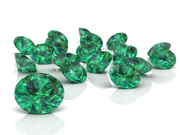 Emerald (3D-afbeelding met hoge resolutie) — Stockfoto