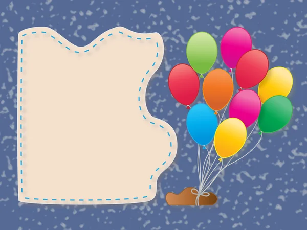 Fundo abstrato com balões coloridos — Fotografia de Stock