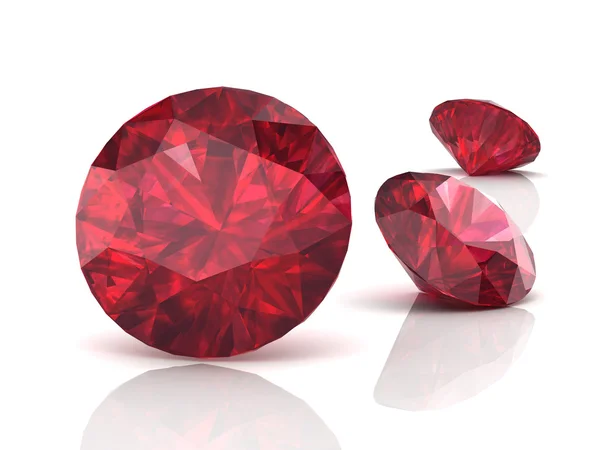 Ruby ,Citrine — Stock Photo, Image