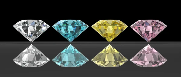 Colorful Diamonds — Stock Photo, Image