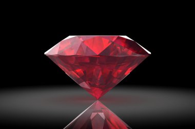 Ruby'i rodolite değerli taş
