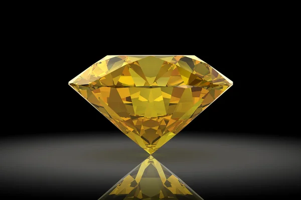 Yellow sapphire — Stock Photo, Image