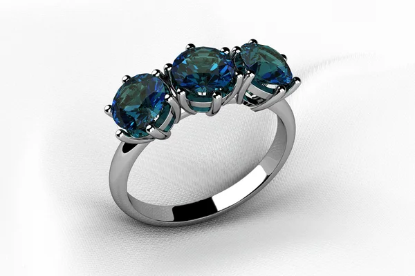 Alexandrite yüzük — Stok fotoğraf