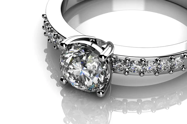 Diamonds ring — Stock Photo, Image