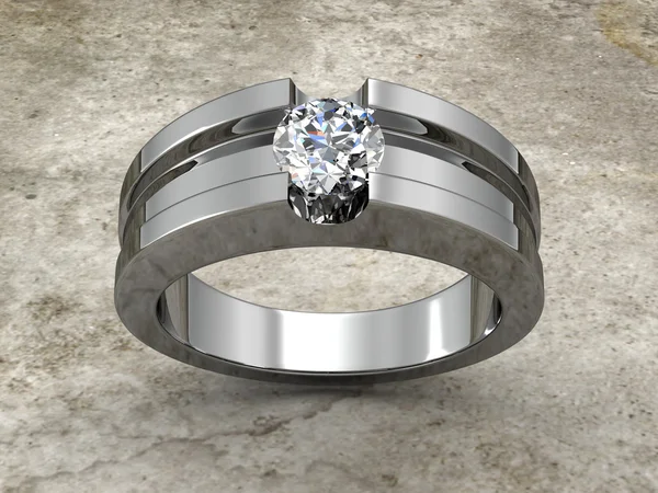 Diamanten ring — Stockfoto