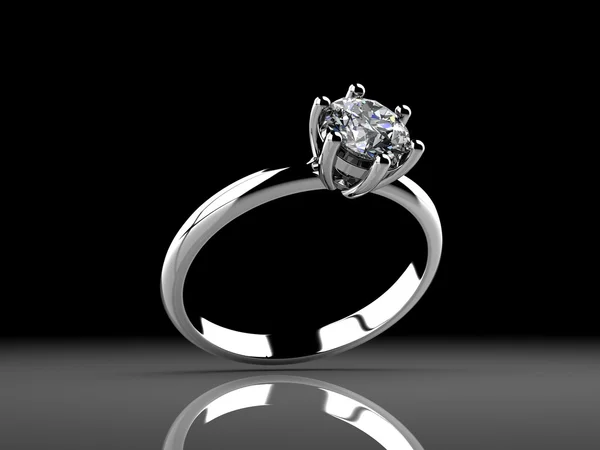 Pierścień diamentowy — Zdjęcie stockowe