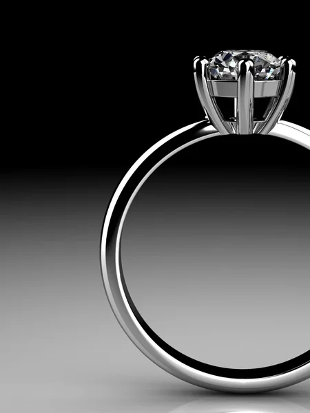 Diamonds ring — Stock Photo, Image