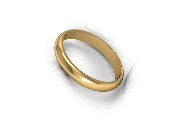 Gold wedding rings — Stock Photo, Image