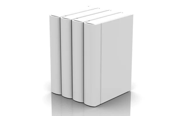 White book on white background — Stock Photo, Image