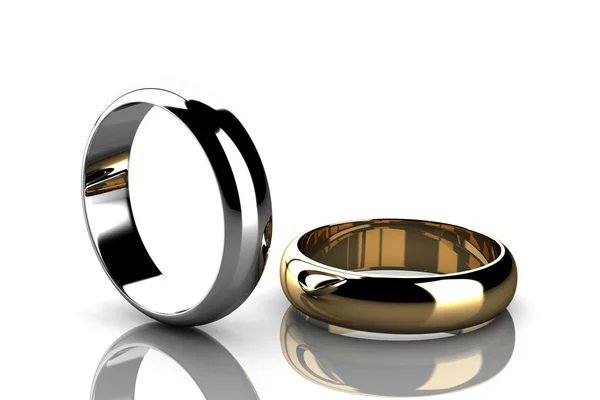 The beauty wedding ring — Stock Photo, Image