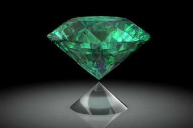 Zümrüt (yüksek çözünürlükte 3d görüntü)