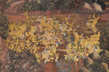 genel sanat WAT phra kaew at boyama