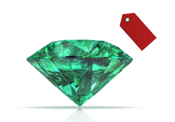 Emerald (högupplöst 3d bild) — Stockfoto