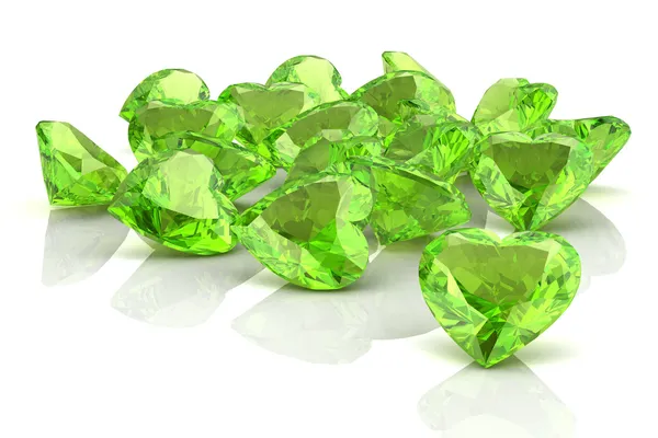 Peridot (imagem 3D de alta resolução ) — Fotografia de Stock