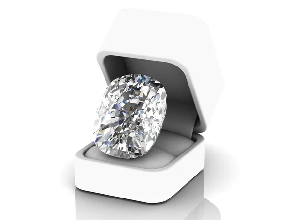 Διαμάντι κόσμημα (υψηλής ανάλυσης 3D εικόνα) — Φωτογραφία Αρχείου