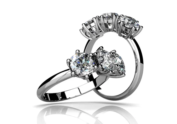 Diamanter ring — Stockfoto