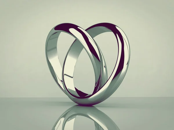 The beauty wedding ring — Stock Photo, Image