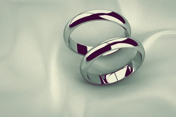 The beauty wedding ring — Stock Photo, Image