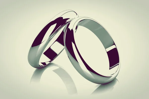 El anillo de boda de belleza — Foto de Stock
