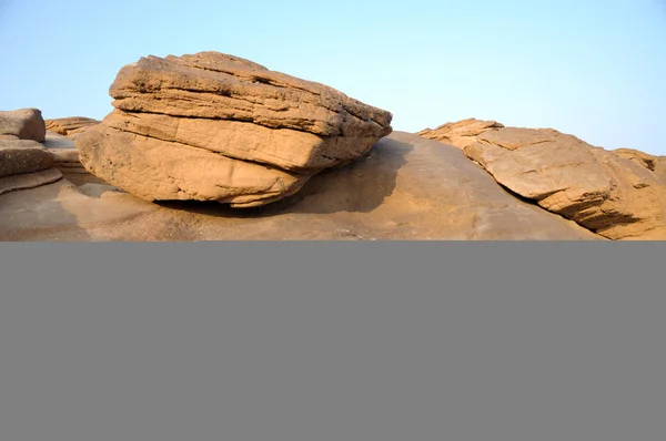 Sam pan bok,Stone in the shape of the natural beauty of the Meko — Stock Photo, Image