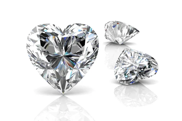 다이아몬드 보석 ( 고해상도 3D 영상 )) — 스톡 사진