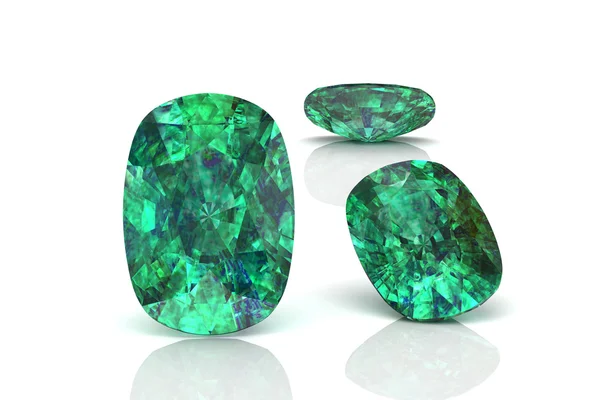 Emerald (nagy felbontású 3D-s kép) — Stock Fotó