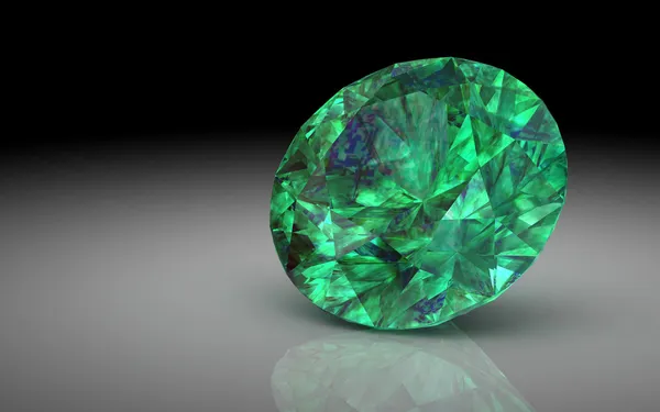 Smeraldo (immagine 3D ad alta risoluzione ) — Foto Stock