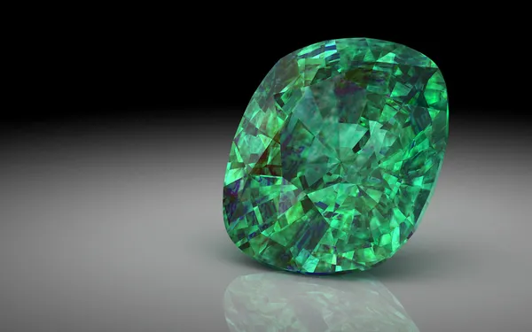 Emerald (high resolution 3D image) — Stock Photo, Image