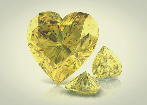 Yellow sapphire — Stock Photo, Image