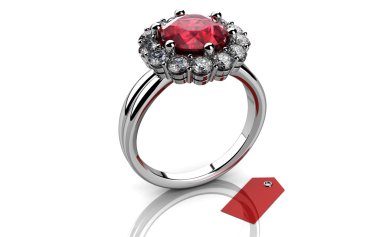 Güzellik alyans (yüksek çözünürlükte 3d görüntü)