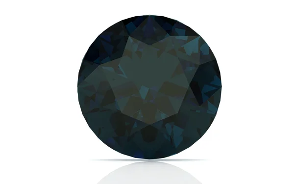 Alexandrite on white background (high resolution 3D image) — Stock Photo, Image