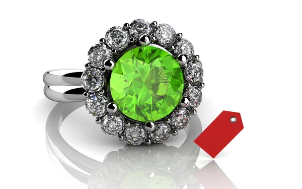 Snubní prsten krása (3d obraz s vysokým rozlišením) — Stock fotografie