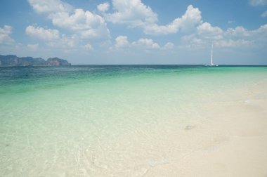Tropik plaj, andaman denizi, Tayland