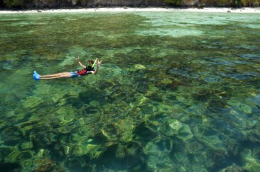 Tropik plaj, andaman denizi, Tayland