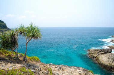 tachai Adası'nda Tayland'daki phang nga noktada görünümü