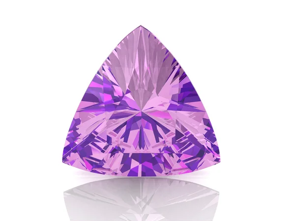 Amethyst on white background with high quality — Stock Photo, Image