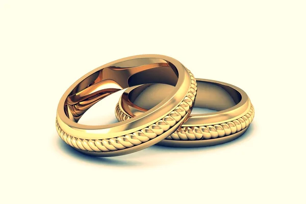 The beauty wedding ring — Stock Photo, Image