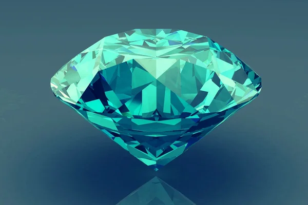 Blue  diamond — Stock Photo, Image