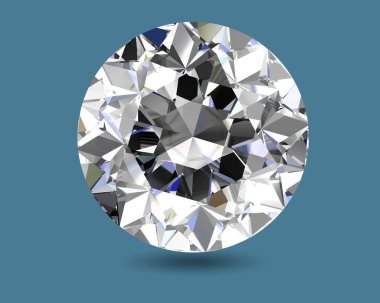 diamond on background (high resolution 3D image) 3d render