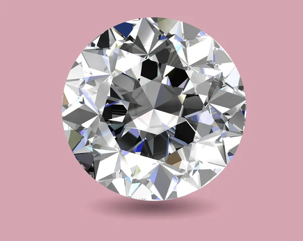 Алмаз Фоне Изображение Высокого Разрешения Рендеринг — стоковое фото