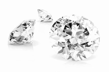 gemstone on background.3D rendering