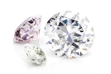 gemstone on background.3D rendering