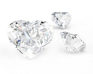 gemstone on background.3D rendering