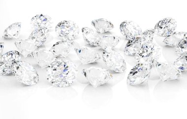 gemstone on background.3D rendering