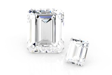 gemstone on background.3D rendering