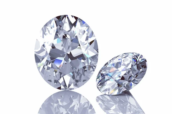 Diamant Gemme Rendu Image Haute Résolution — Photo