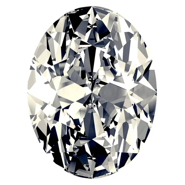 Gema Diamante Render Imagen Alta Resolución — Foto de Stock