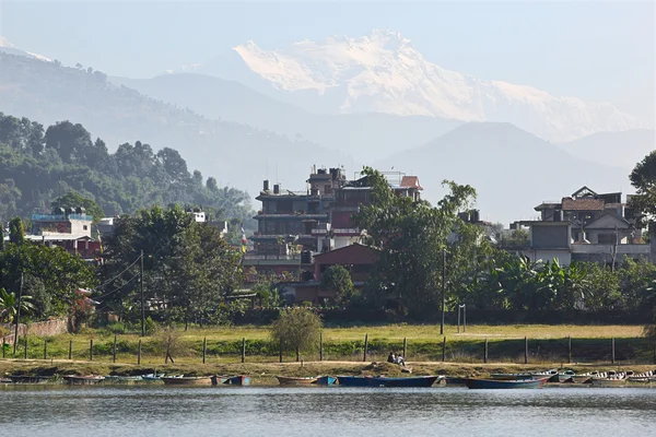 Phewa lake — Stockfoto